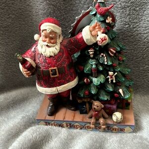 Jim Shore Coca Cola Santa and Tree